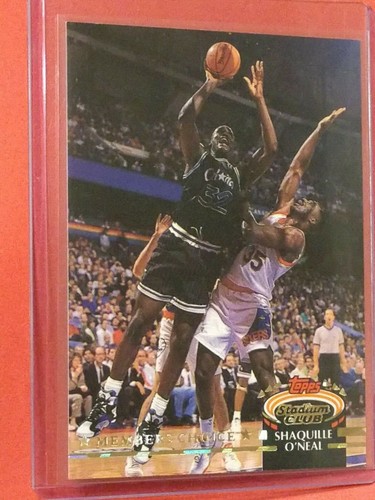 🏀1992-93 Stadium Club Member's Choice Shaquille O'Neal Rookie RC #201 Shaq🏀HOF - Picture 3 of 6