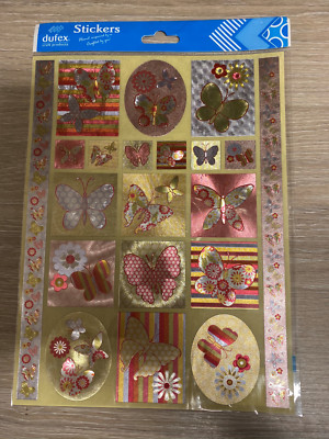 DUFEX Folienaufkleber - Schmetterlinge (242564) *** GROSSABNAHME - 20 STÜCK ***