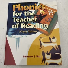 Phonics & Word Study for the Teacher of Reading by Barbara Fox