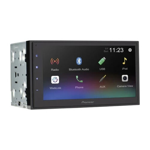 Pioneer DMH-130BT Lettore multimediale digitale MP3 2 DIN 6,8 LCD Bluetooth Alexa WebLink - Foto 1 di 10