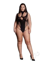 Sexy Womens Turtleneck Stretchable Sexy Teddy And Bodysuit Lingerie Plus Size