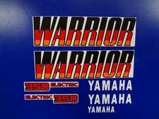 1988 88' Warrior 350 quad 7pc Stickers decals graphics YFM350 87' - 04' ATV