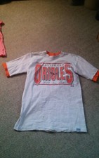 000 Vintage Salem Sportswear T-Shirt Baltimore Orioles USA MAde Medium