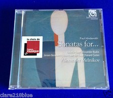 NEW SEALED Paul Hindemith Sonatas for CD 2015 Alexander Melnikov Faust Rudin