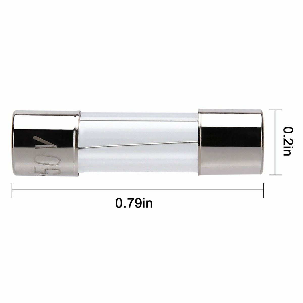 Portafusibile Per Auto 220v 10pcs 5 * 20mm Inline Portafusibili 220V ...