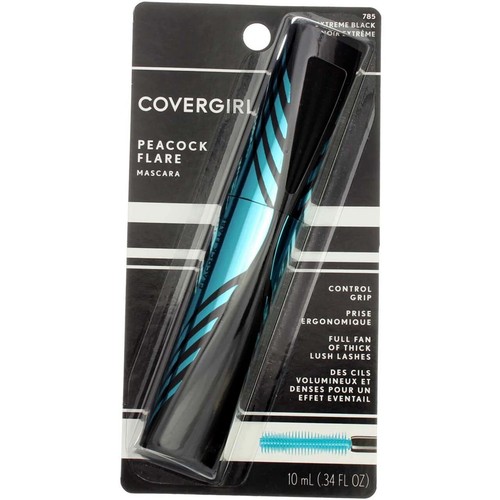 COVERGIRL Peacock Flare Mascara #785 Extreme Black 0.3 fl oz - Picture 4 of 5