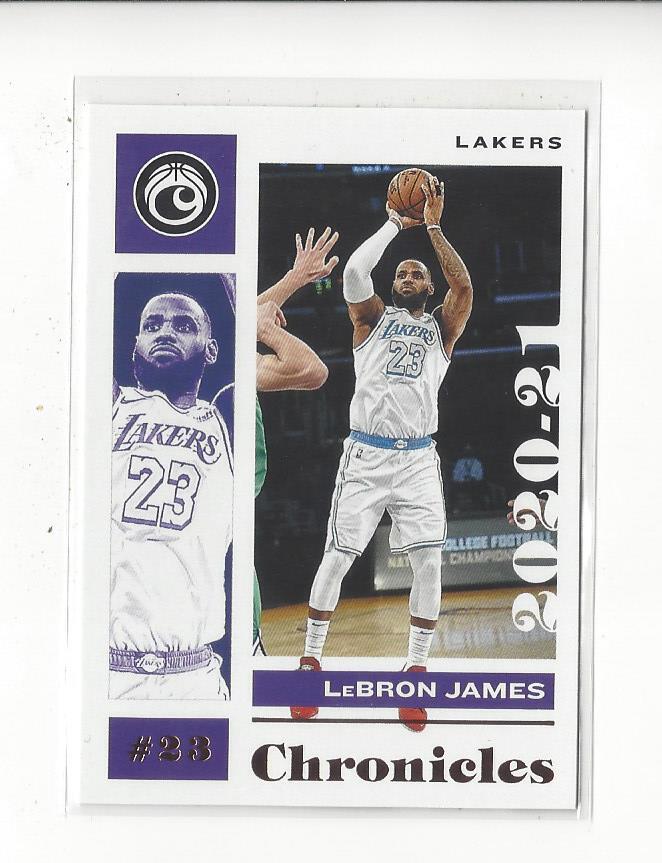 2020-21 Panini Chronicles Bronze #46 LeBron James Lakers