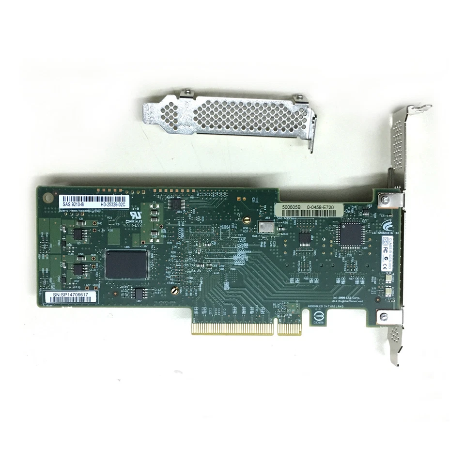 LSI SAS 9210-8i 8-port 6Gb/s PCIe x8 HBA RAID SATA Controller card=M1015 9211-8I - Image 3 of 3