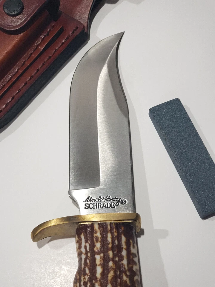 Cuchillo de caza Schrade Uncle Henry nuevo GEN PRO Hunter 171UH Staglon desollador Foto 4 de 4