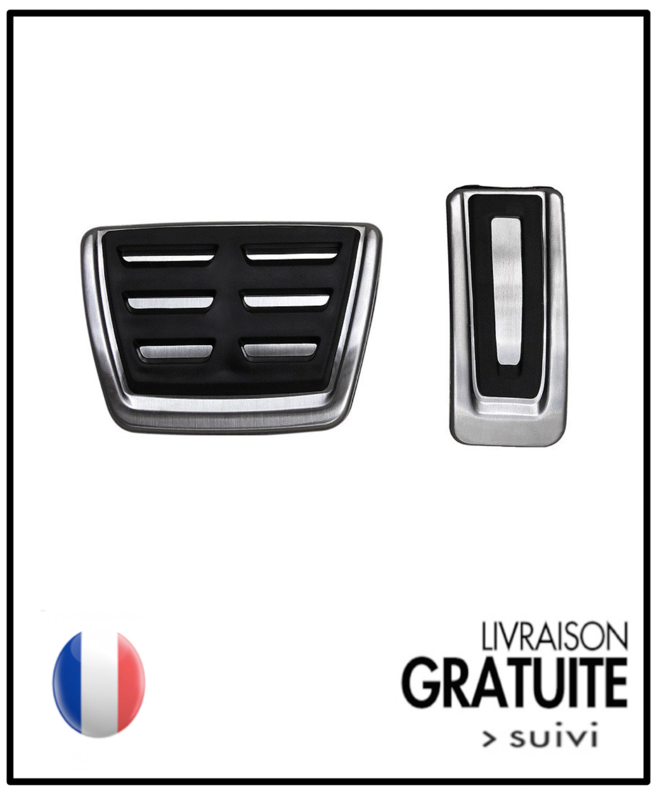 Pédalier sport en alu pour Golf 7 Golf 8 et Tiguan