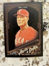 2018 TOPPS ALLEN GINTER X BASEBALL BASE CARD TEXAS RANGERS ADRIAN BELTRE #73