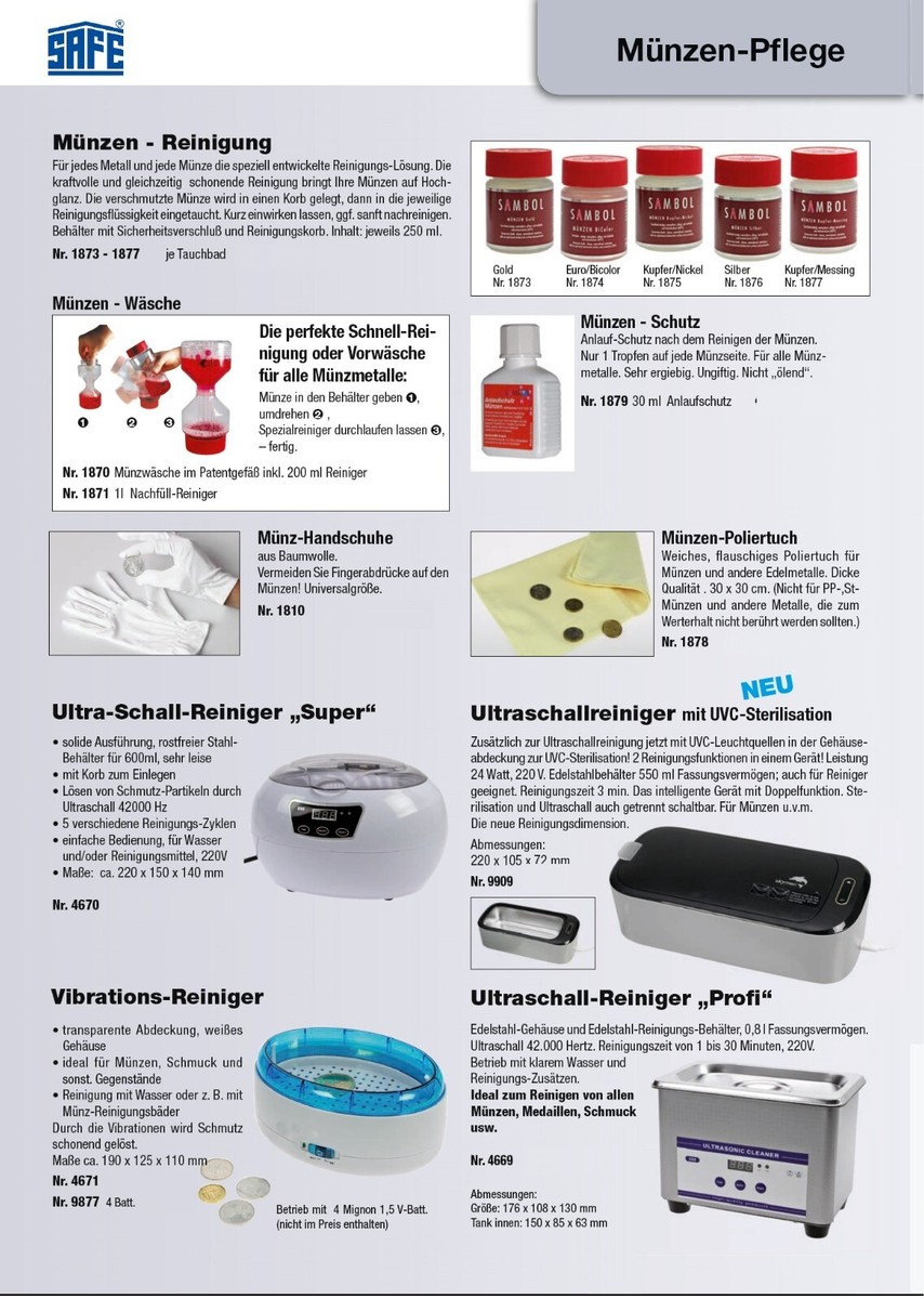 SAFE Münzkapseln 35 Mm – 5 Stück, Kratzfestes Plexiglas, Für Große Münzen & Medaillen