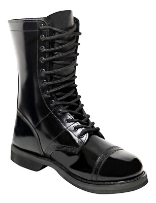 Rothco Black Leather Jump Boot - 10 Inch # 5692