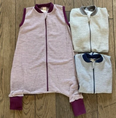 Lilano Schlafsack mit Beinen, ohne Arm Reißverschluss Wolle-Seide, Gr. 74-104