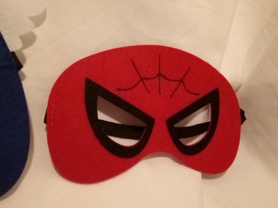 Rubies Marvel Captain America Plastic MASK Halloween Costume Child Blue Foto 3 de 4