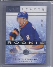 14-15 2014-15 ARTIFACTS GRIFFIN REINHART ROOKIE REDEEMED /699 168 ISLANDERS