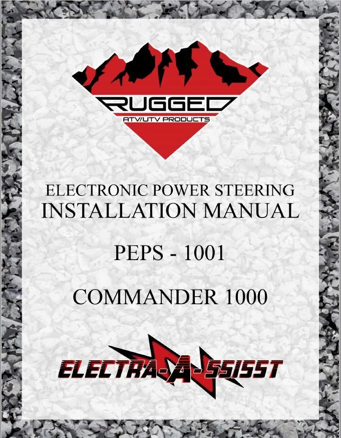 RUGGED Electric Power Steering Kit EPS CAN AM COMMANDER 800 1000.
