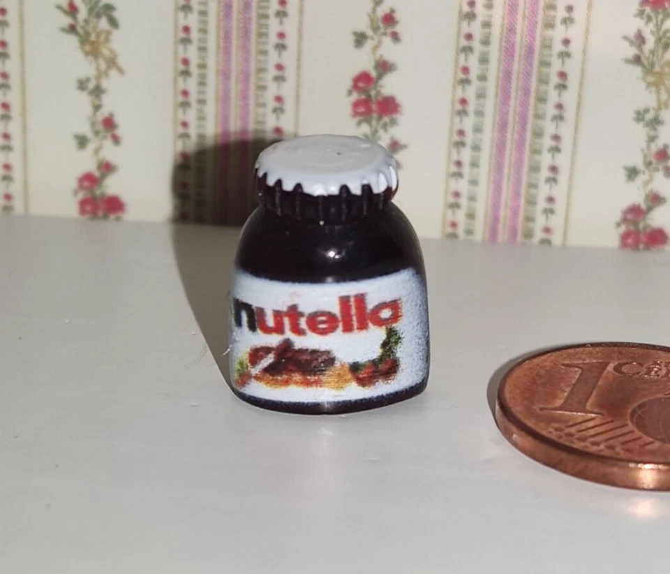 MARKENLOS 6245- Schokocreme nutella 1,4 cm - Miniatur Puppenhaus Puppenstube 1:12