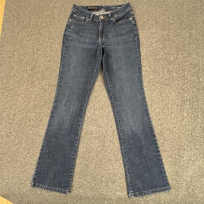 Lee Jeans Womens 6 (25x30) Medium Modern Curvy Bootcut Blue Stretch Denim