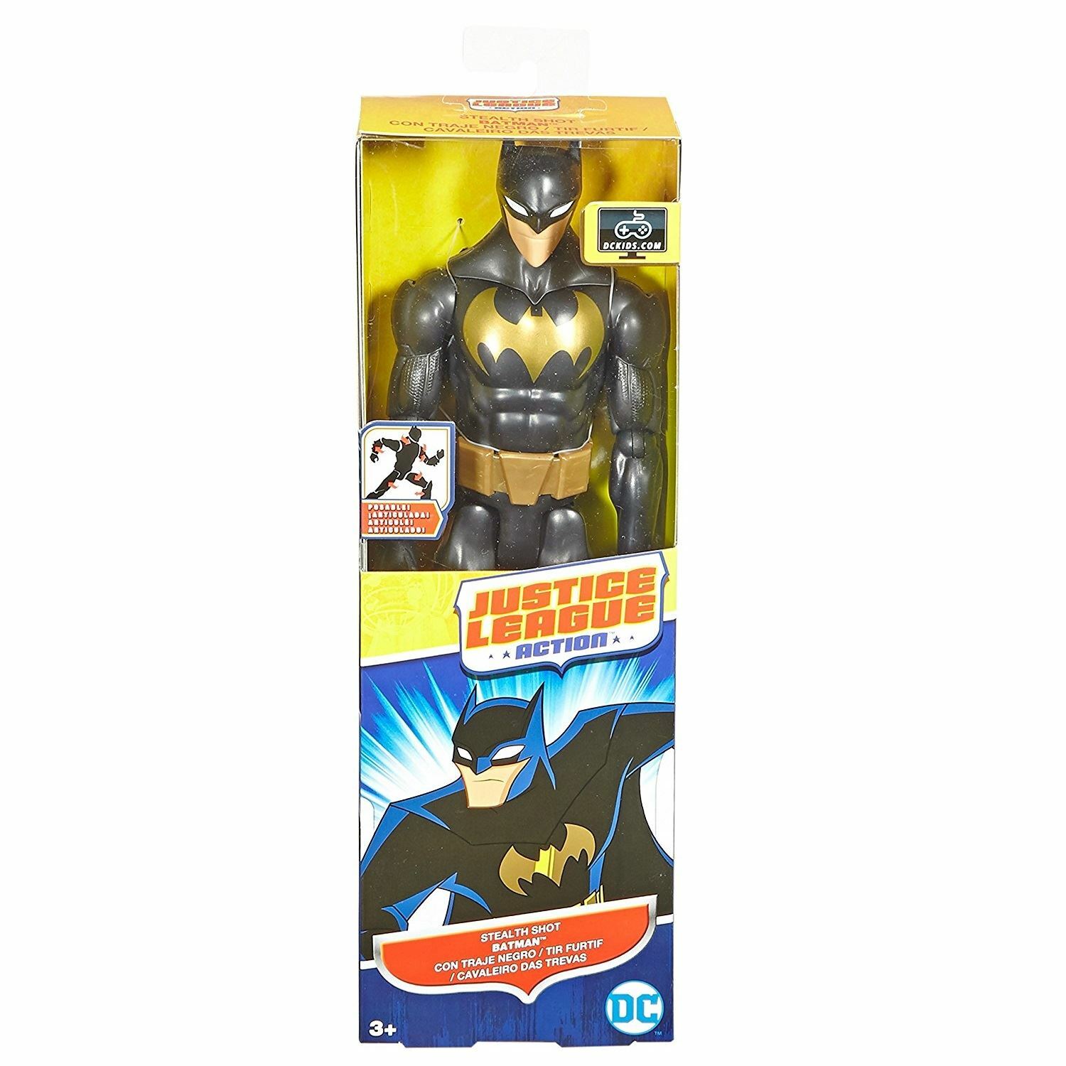 DC Comics Justice League Stealth Shot Batman 30cm Toy Figure (Box Damaged)