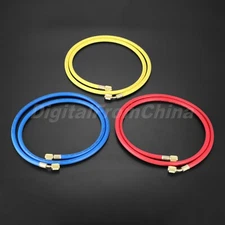 3pcs AC Charging Hose Set Accessories for HVAC Air Condition R410a R134a 800PSI