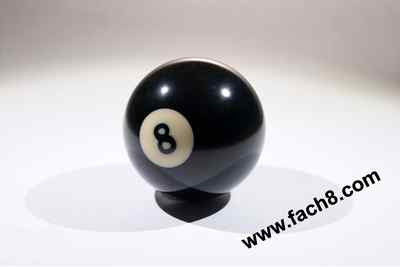 Billardkugel Schaltknauf 8 Ball VW Käfer Bug + T1 mit EMPI od. HURST JSC shifter