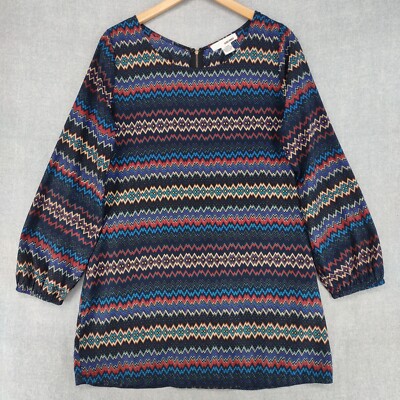 90s striped dress Vtg Sans Souci Whimsy Womens Large Multicolor Relaxed Back Zip colored stripes and a Lace Bustier Backless Sequin engpai2978 Size:1X - Bust 44-52