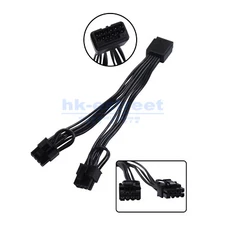 12VHPWR 16(12+4)Pin Female to Dual 8pin Male Video Card Power Adapter Cable