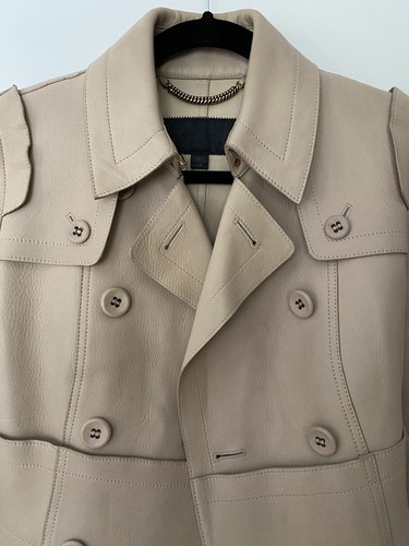 BURBERRY PRORSUM leather jacket RRP£2,900 catwalk corset trench collection - Picture 10 of 12