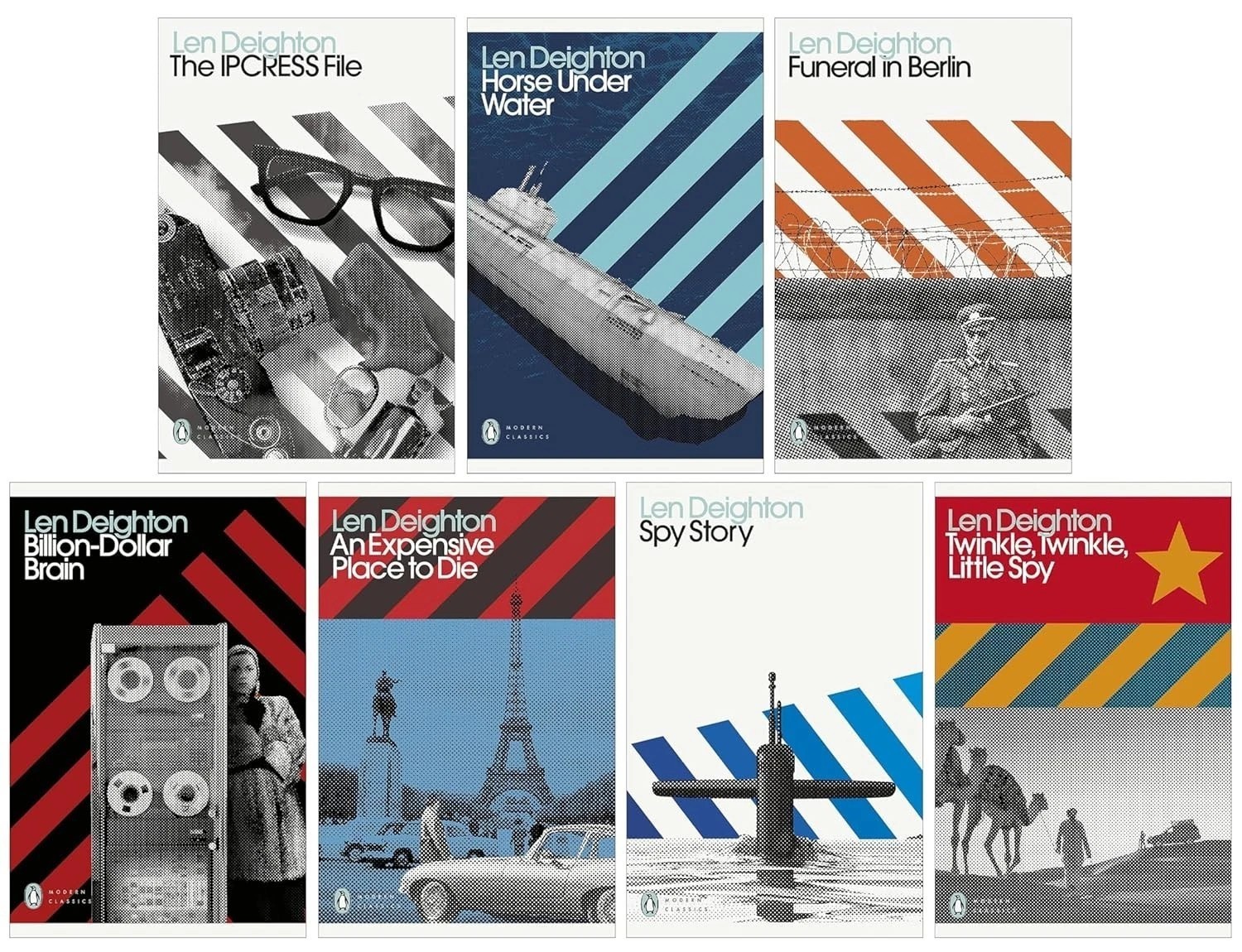 Penguin Random House Dark Harry Palmer Series By Len Deighton 7 Books Collection Set (Penguin Modern Classics) - Fiction - Paperback - Image 3