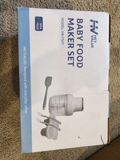 Baby Food Maker Set / Kit BPA Free Model HB-FS01 New Open Box Hey Value