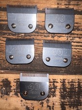 Oster Cryogen-X Clipper Blade Size 40 Includes 5 Used Blades 