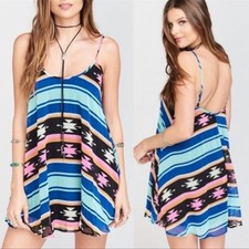 Show Me Your Mumu Tribal Aztec Bella Mini Dress Size Small 