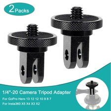 Camera Tripod Adapter 1/4  -20 Adapter Mount For GoPro Hero 13 12 Insta360 X5 X4
