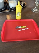 Subway Play Food Vintage Mustard Squeeze Bottle And Tray Pretend Play Kitchen