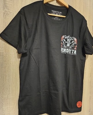 Vendetta inc. Mens T Shirt, Size XL, Colour Black With Motif, New Without Tags