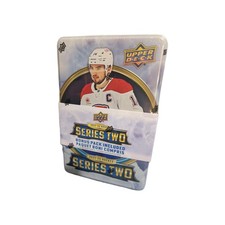 2025-26 Upper Deck Series 2 Hockey Tin Box Factory Sealed NHL Cards