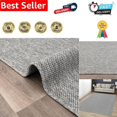 Jute Vorleger, Maschinenwaschbarer Teppich für Garten, Küche, Schlafzimmer, Esszimmer...