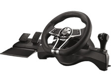 READY 2 GAMING HURRICANE WHEEL PRO für PC, PS3, PS4, Switch Lenkrad mit Pedalen