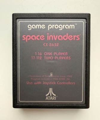 Atari 2600 Spiel -- Space Invaders -- in NTSC funktioniert