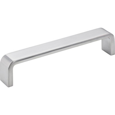 Elements 193-128BC 128 mm C-C Brushed Chrome Square Asher Cabinet Pull