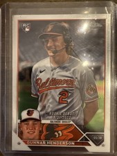 2023 Topps Chrome Update Series - Rookie Debut Gunnar Henderson #USC208 (RC)