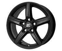 1X Rc-Design RC24 Schwarz Klar Matt (Skm) 6.0Jx15 4X100 ET42