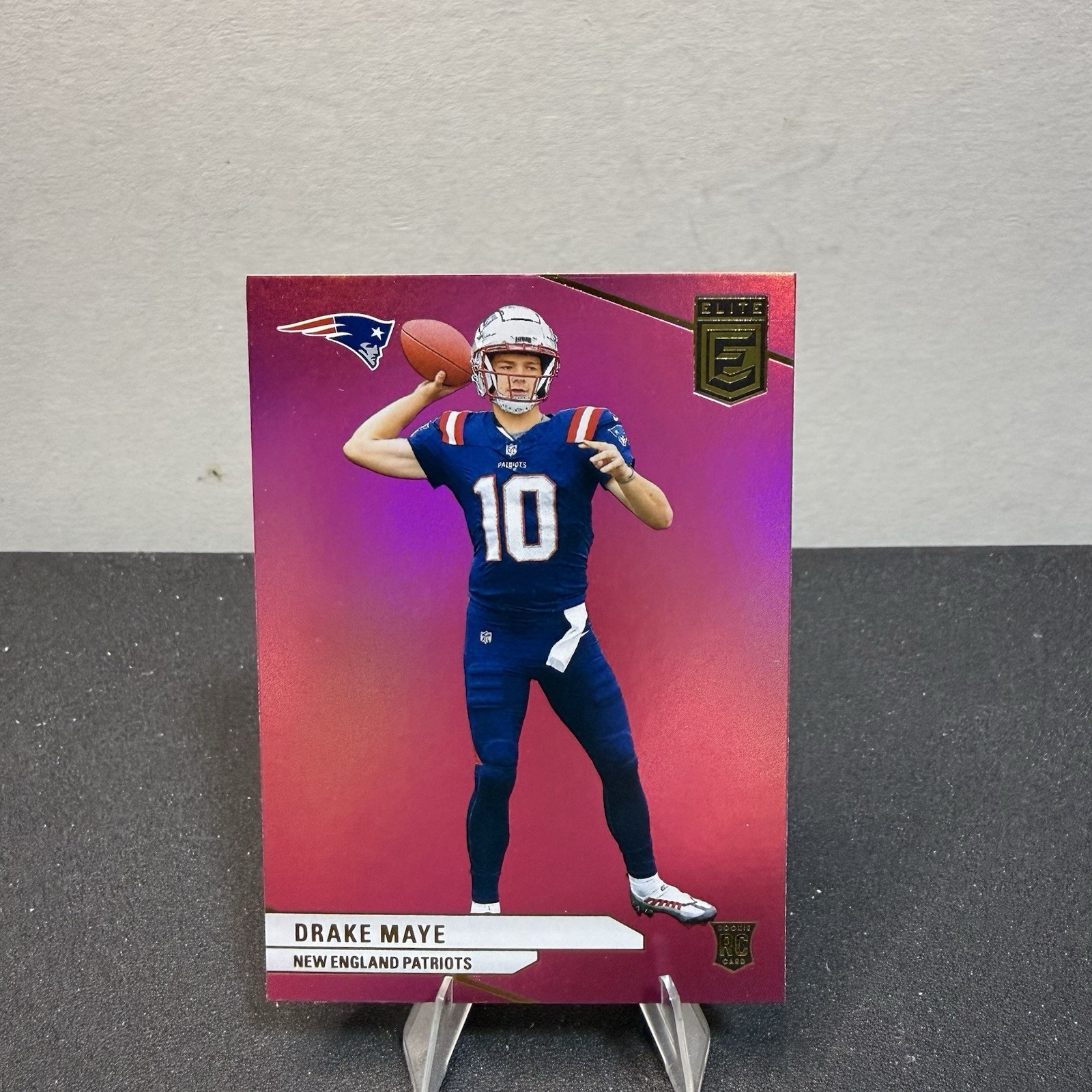 2024 Panini Donruss Elite - Rookies Pink #185 Drake Maye (RC)