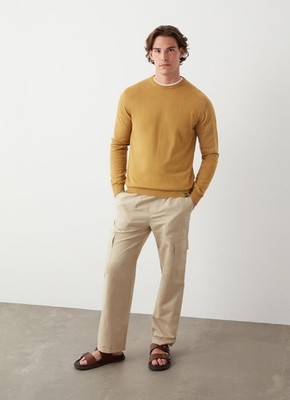 MENS UNDERTONE SWEATER SIZEXXL COL. ORANGE MOD. 20AISNZ EURO 29.00