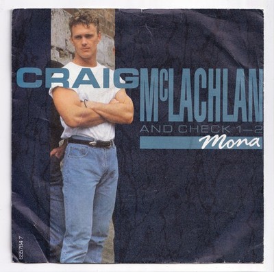 (AK569) Craig McLachlan & Check 1-2, Mona - 1990 - 7 inch vinyl