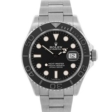 2025 PAPERS Rolex Yacht-Master TITANIUM Ceramic Black Watch 42mm 226627 BOX