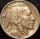 1913-D Buffalo Nickel Variety 1   XF/AU Full Horn