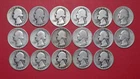 1932-1939 D, S Washington Quarter Lot - 17 Mixed Date Coins With Mintmarks