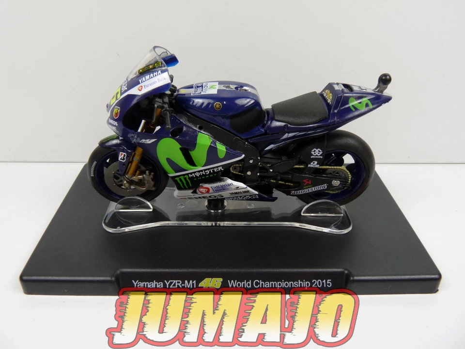 MR102 Moto Valentino Rossi LEO MODELS 1/18 : Yamaha YZR M1 #46 World Championshi - Photo 2/4